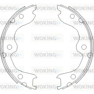 Колодки гальмівні WOKING Z473800