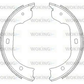 Колодки стоянкового гальма (вир-во Remsa) BMW 5e60 X5e70 7e65 (Z4740.00) WOKING Z474000