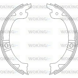 Колодки тормозные WOKING Z4744.00