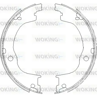 Колодки тормозные WOKING Z4749.00