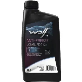Жидкость охлаждающая, Antifreeze Long Life G12+, -76°C, 1L WOLF 8315985