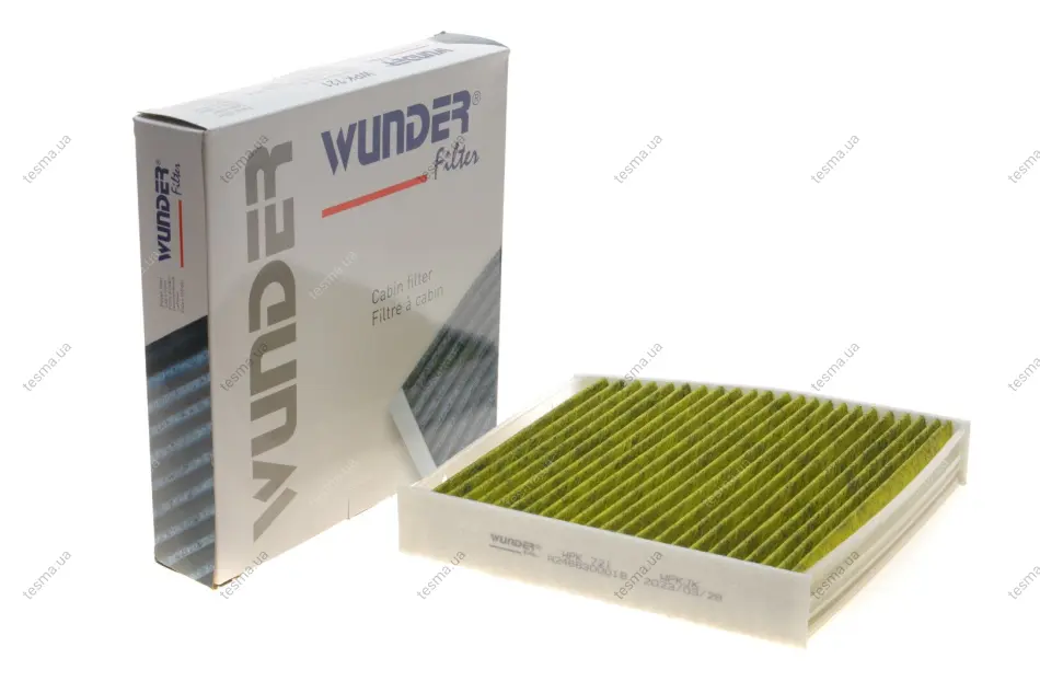 Фильтр салона, угольный WUNDER FILTER WPK 721 (фото 1)