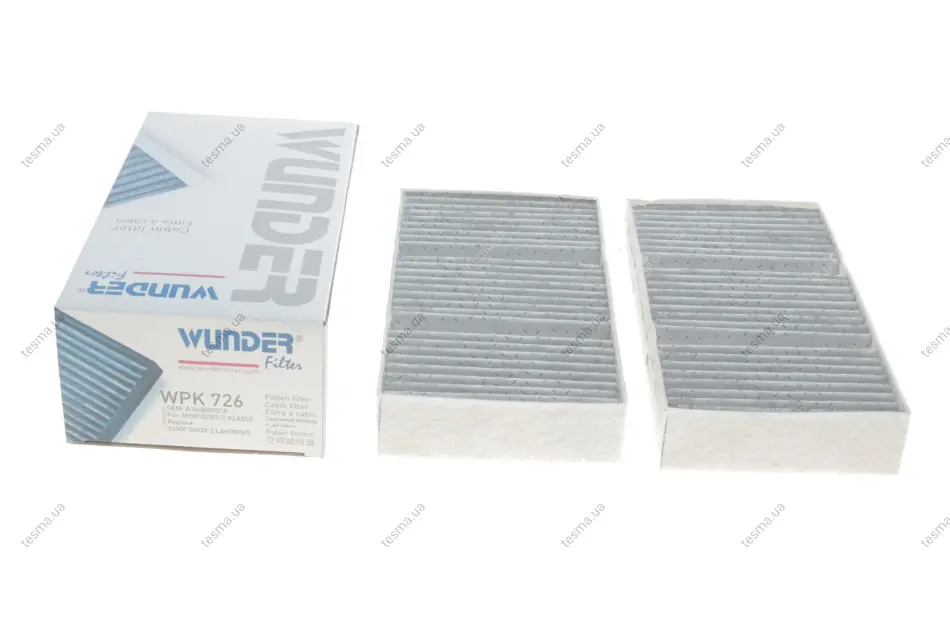 Фільтр салону, вугільний WUNDER FILTER WPK 726 (фото 1)