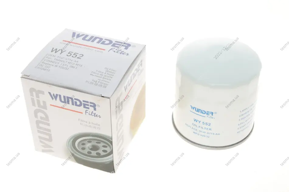 Фільтр масляний WUNDER FILTER WY 552 (фото 1)