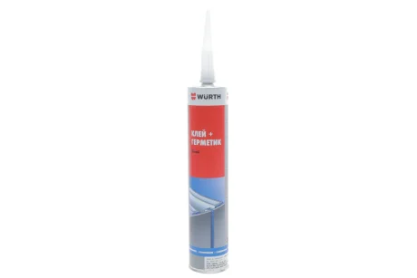 Клей-герметик комбінований поліуретановий K+D (300ml) (білий) WURTH 08901001