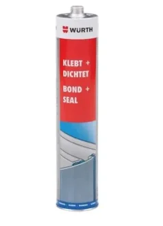 Клей-герметик комбінований поліуретановий K+D (300ml) (сірий) WURTH 08901002