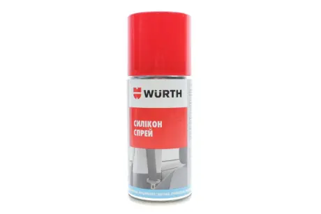 Мастило-спрей, силіконове універсальне, 150ml WURTH 089322150
