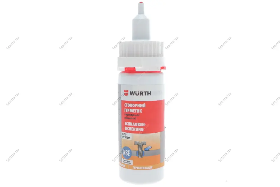 Фіксатор різьби (синій) 25g (від -55°С до +150°С) WURTH 0893243025 (фото 1)