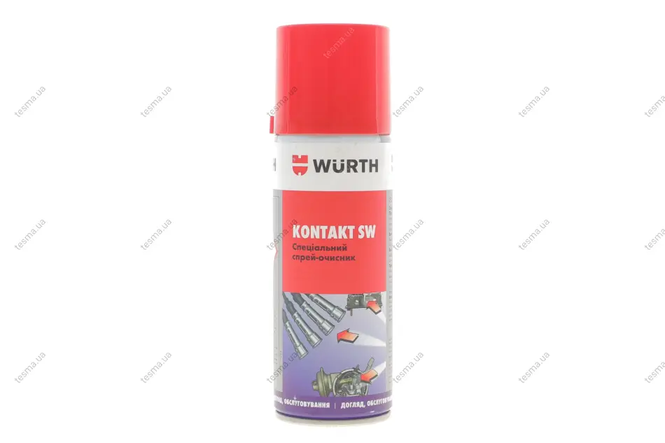 Очисник електроконтактів, Kontakt SW, 200ml WURTH 089365 (фото 1)