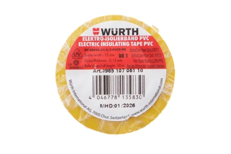 Ізострічка жовта (15mmx10m) WURTH 0985107