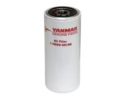 Oil filter, Spin-On. Фильтр масляный, накручиваемый YANMAR 11959335100