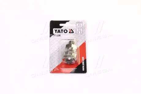 Швидкознімна муфта із зовніш. різьбленням o = 1/4" YATO YT2390