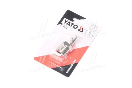 Швидкознімний наконечник із зовніш. різьбленням o = 1/2" YATO YT2402