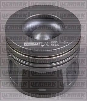 Поршень з кільцями і пальцем (размір отв. 86.01 / STD) Jumper 2.2HDi 08- (V347 DURATORQ 130 PS / 4HV-4HU) YENMAK 3103461000