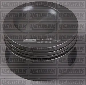 Поршень с кольцами і пальцем (размер отв. 86,50/+0.5) OPEL Astra F 2.0 (4цл.) (2,0 NE) YENMAK 3103805050