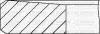 Комплект поршневих кілець (на 1 поршень) OPEL Movano 2.2DTI 00-, RENAULT Master, Laguna 2,2dCi (87,50/ +0,50) (3,0/1,75/2,5) YENMAK 9109170050 (фото 1)