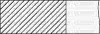 Комплект поршневих кілець (на 1 поршень) OPEL OMEGA B 2.6 (83.2/STD) (1.2/1.5/3) YENMAK 9109225000 (фото 1)