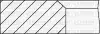 Комплект поршневих кілець (на 1 поршень) FIAT DOBLO 1.4 05- (72.00/STD) (1.0/1.2/2.0) YENMAK 9109263000