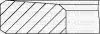 Комплект поршневих кілець (на 1 поршень) FORD TRANSIT 2.5DI (93.67/STD) (2.5/2/4) YENMAK 9109420000 (фото 1)