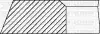 Комплект поршневих кілець (на 1 поршень) (83,00/STD) (2,0/2,0/3,0) CITROEN Berlingo, Jumpy 1.9D YENMAK 9109879000 (фото 2)