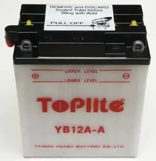 Мотоакумулятор TOPLITE YUASA YB12A-A