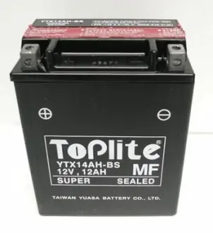 Мотоакумулятор TOPLITE YUASA YTX14AH-BS