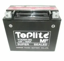 Мотоакумулятор TOPLITE YUASA YTX20H-BS