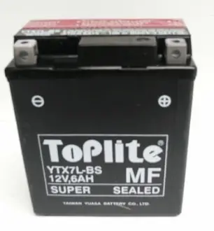 Мотоакумулятор TOPLITE YUASA YTX7L-BS