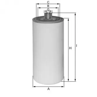 Hydraulic filter, Spin-On. Фильтр гидравлический, накручиваемый ZF 750131061
