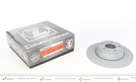 Диск гальмівний (задній) Audi TT 06-14 (286x12) (з покриттям) (повний) ZIMMERMANN 100332820