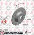Диск гальмівний (задній) Audi TT 06-14 (286x12) (з покриттям) (повний) ZIMMERMANN 100332820 (фото 7)