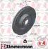 Диск гальмівний BLACK Z лівий ZIMMERMANN 100336054 (фото 1)