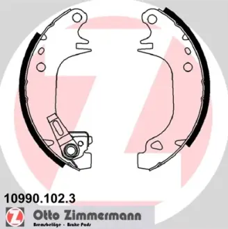 Комплект тормозных колодок ZIMMERMANN 109901023