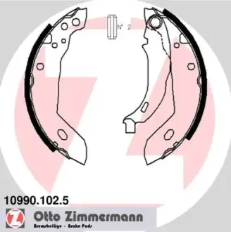 Комплект тормозных колодок ZIMMERMANN 109901025