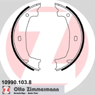 Колодки гальмівні барабанні комплект ZIMMERMANN 109901038