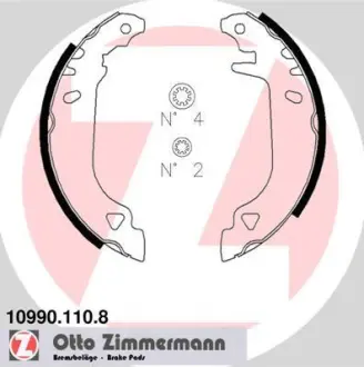 Комплект тормозных колодок ZIMMERMANN 109901108