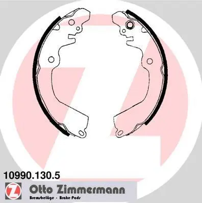 Колодки гальмівні, комплект ZIMMERMANN 109901305 (фото 1)