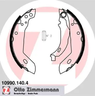 Комплект тормозных колодок ZIMMERMANN 109901404