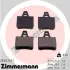Комплект тормозных колодок, дисковый тормоз ZIMMERMANN 201621501 (фото 1)