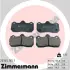 Комплект тормозных колодок, дисковый тормоз ZIMMERMANN 203451651 (фото 1)