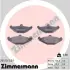 Комплект тормозных колодок, дисковый тормоз ZIMMERMANN 204101501 (фото 1)