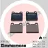 Комплект тормозных колодок, дисковый тормоз ZIMMERMANN 207551551 (фото 1)