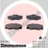Колодки тормозные, комплект ZIMMERMANN 209791951 (фото 1)