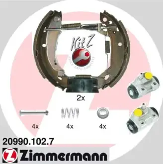 Комплект тормозных колодок ZIMMERMANN 209901027