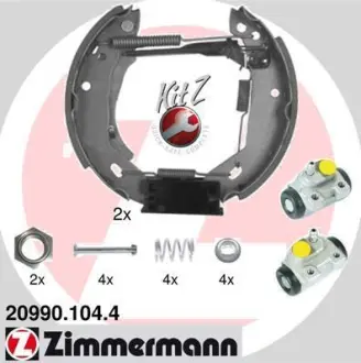 Комплект тормозных колодок ZIMMERMANN 209901044