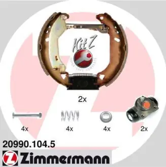 Комплект тормозных колодок ZIMMERMANN 209901045