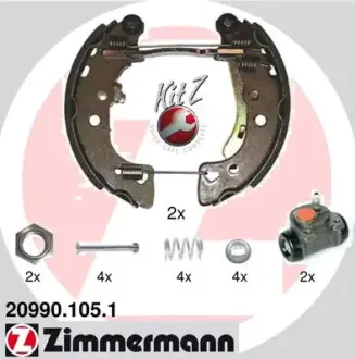 Комплект тормозных колодок ZIMMERMANN 209901051