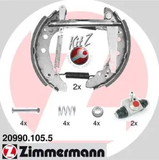 Комплект тормозных колодок ZIMMERMANN 209901055