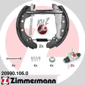 Комплект тормозных колодок ZIMMERMANN 209901060