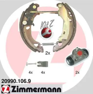 Комплект тормозных колодок ZIMMERMANN 209901069